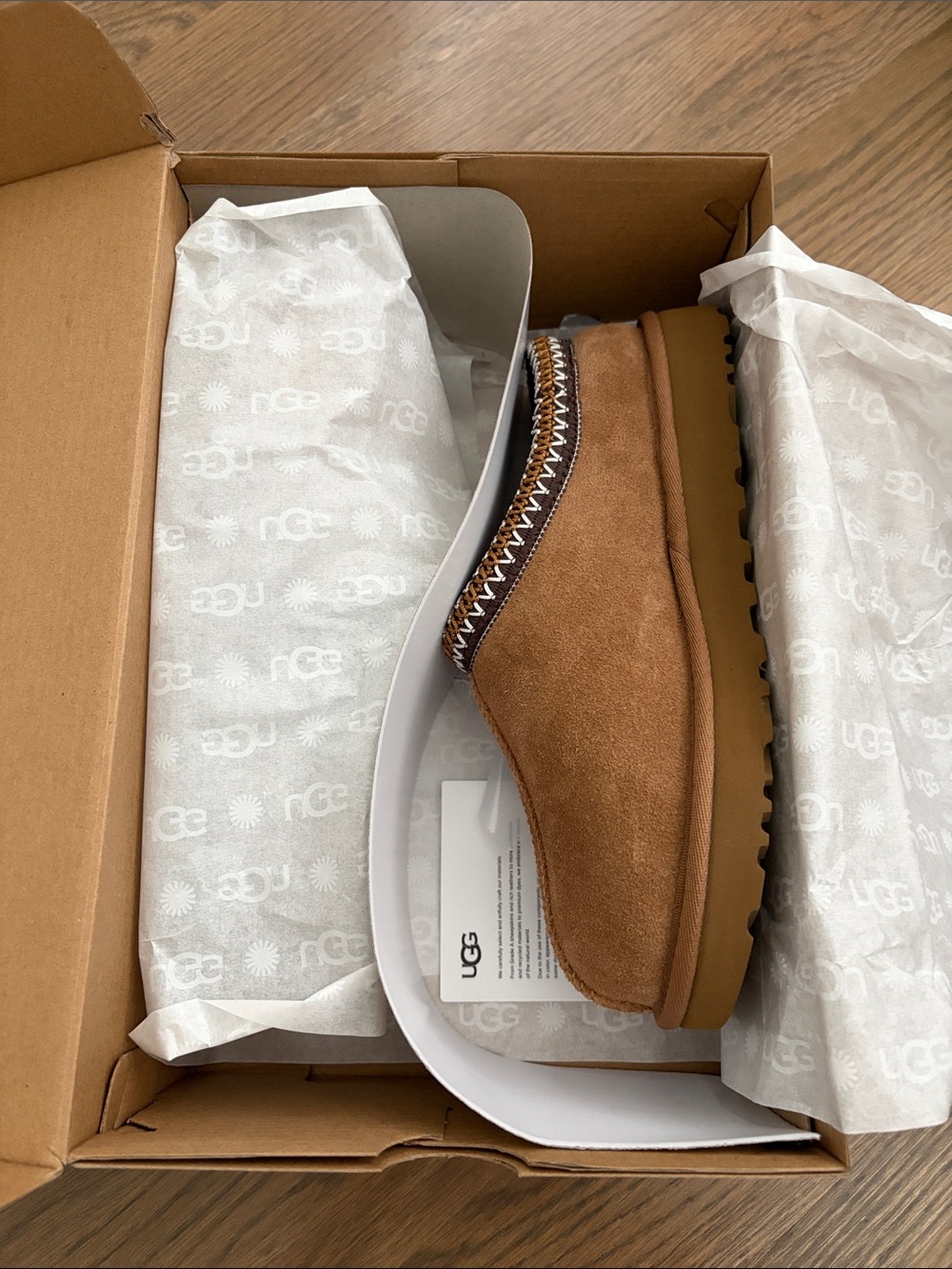 UGG Kids Tasman II Slipper - Chestnut Brown